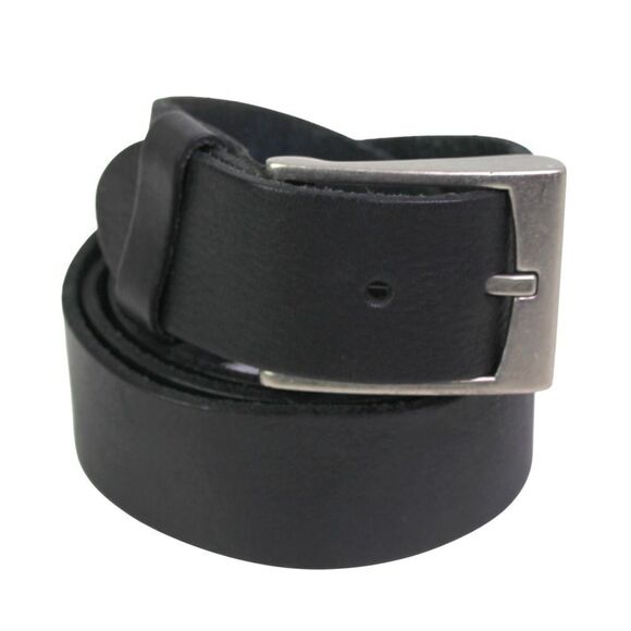 Levi's SADDLE BLACK GENUINE LEATHER 1 1/2"Wd DRESS CASUAL MEN'S BELT Sz 40 (47D - Picture 6 of 13